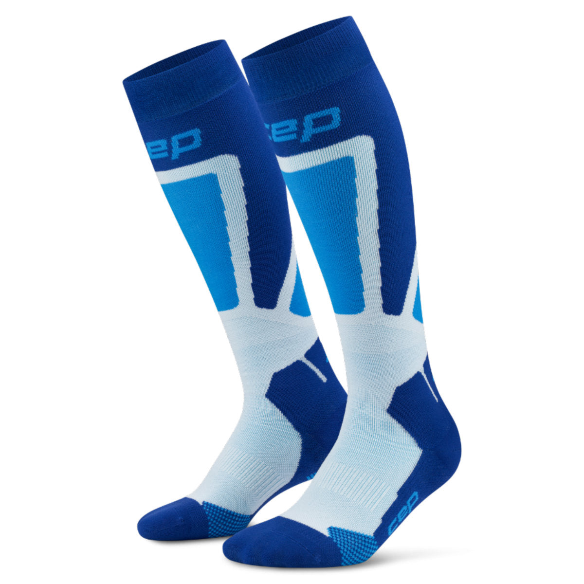 cep Ski Thermo Compression Socken Herren | blau | Größe III