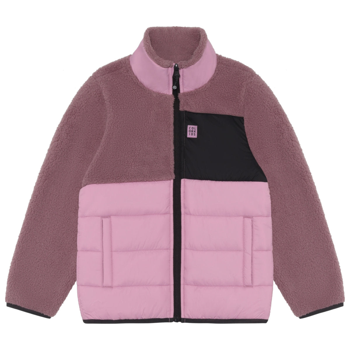 ColorKids Teddy Steppjacke Kinder | grün | Größe 104