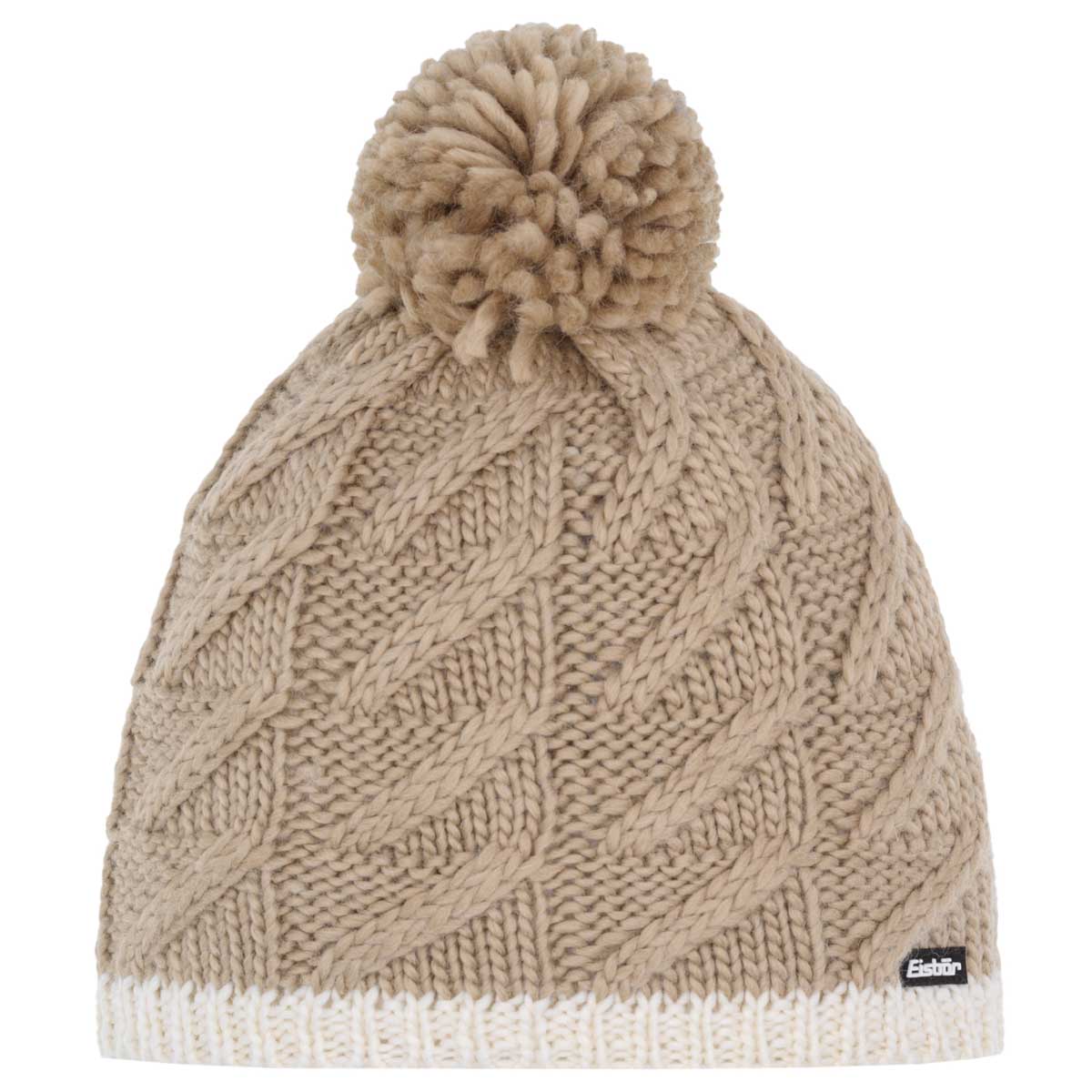 Eisbär Asteria Pompon Mütze | beige | Größe STK