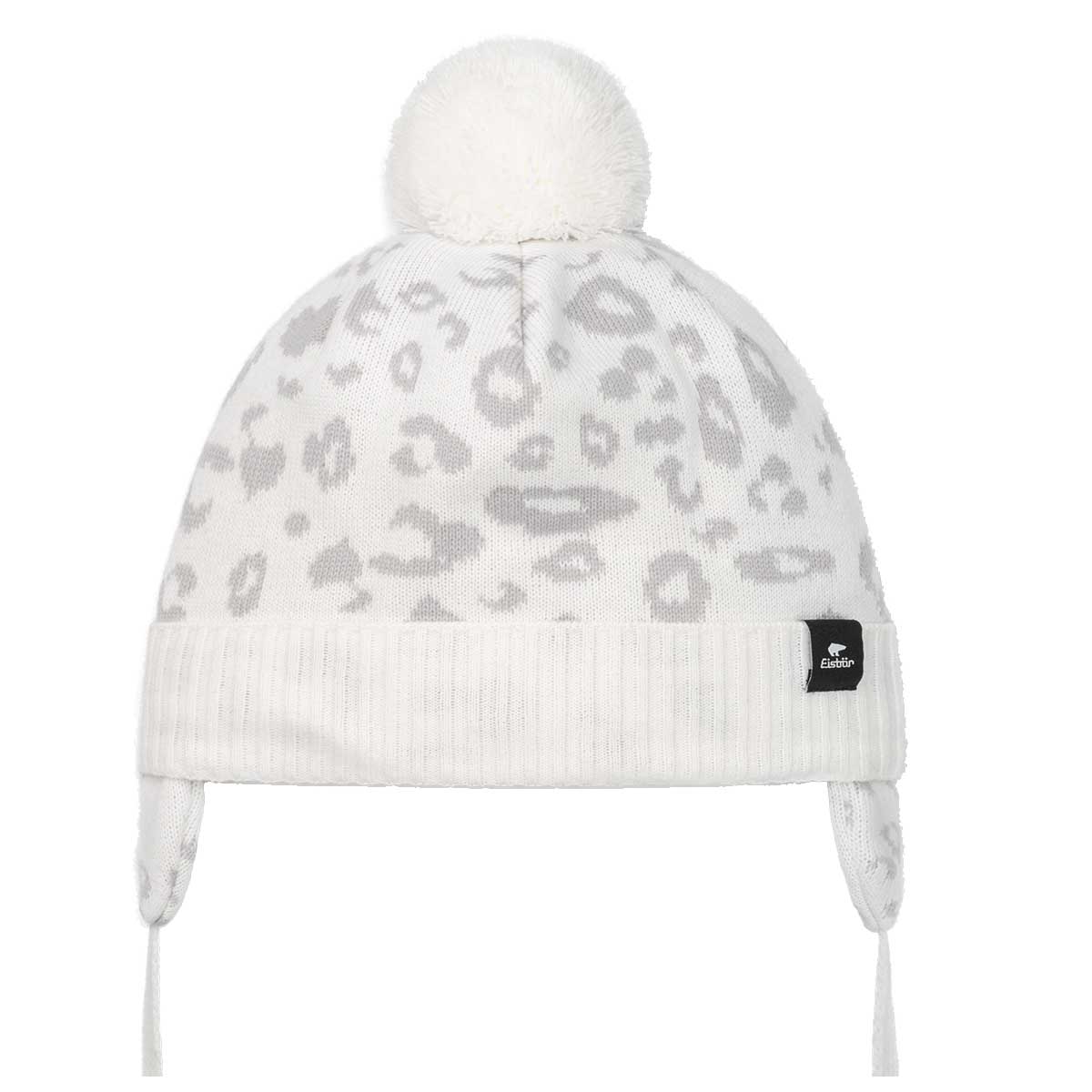 Eisbär Lilie Ear Pompon Mütze Kinder | weiss | Größe STK