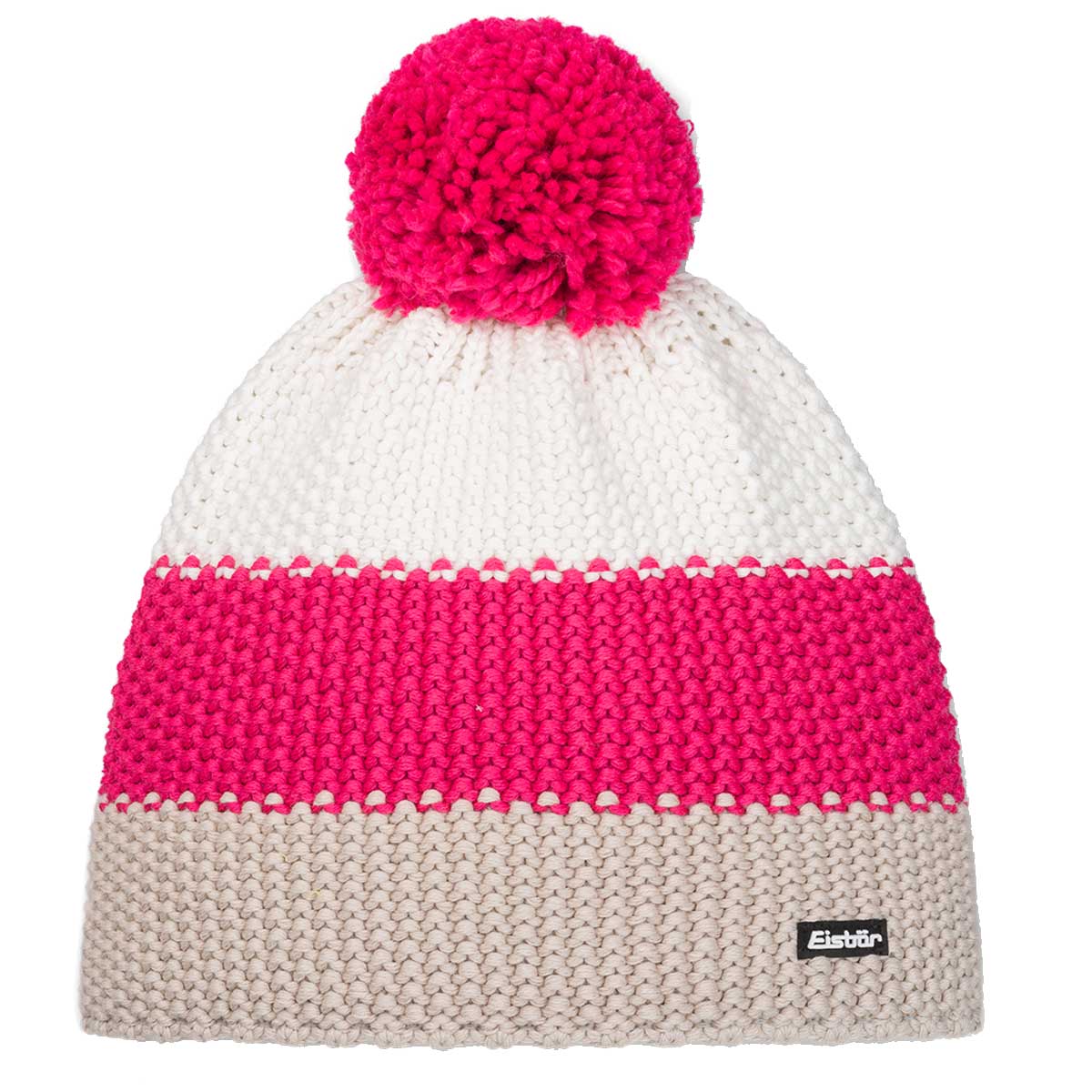 Eisbär Star Pompon Mütze | pink | Größe STK