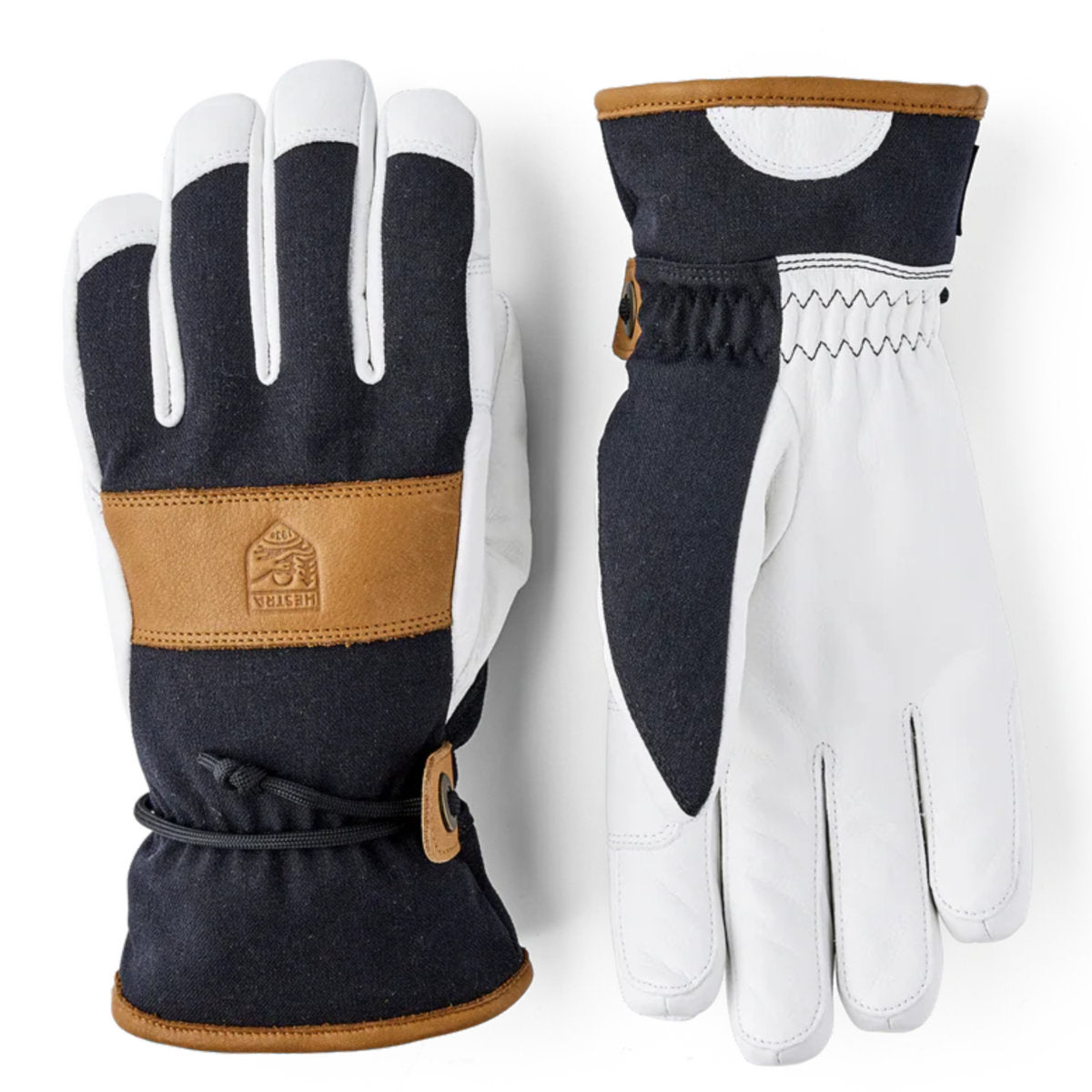 Hestra Voss CZone 5-finger Handschuhe Herren | schwarz | Größe 10