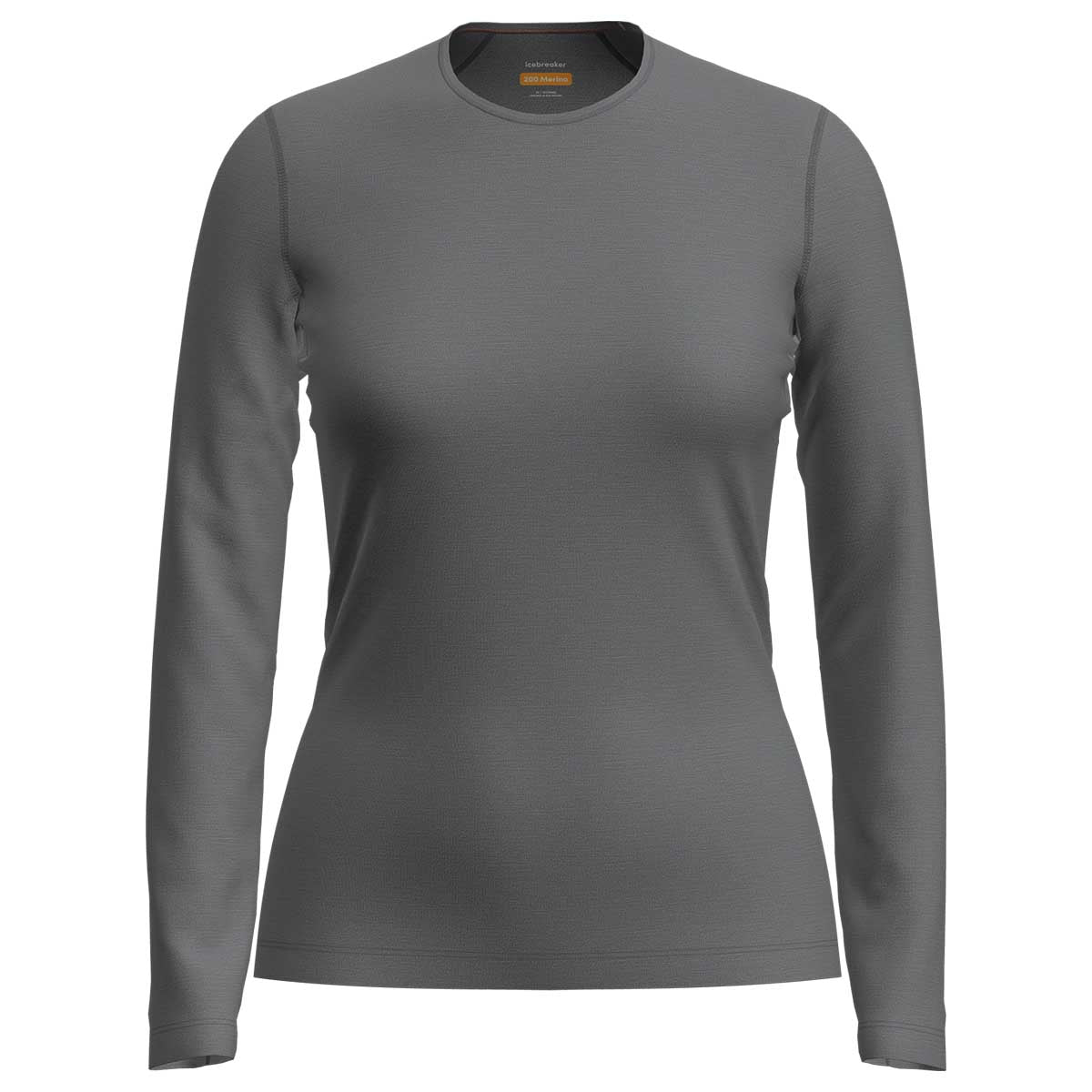 Icebreaker 200 Oasis LS Crewe Damen | grau | Größe L