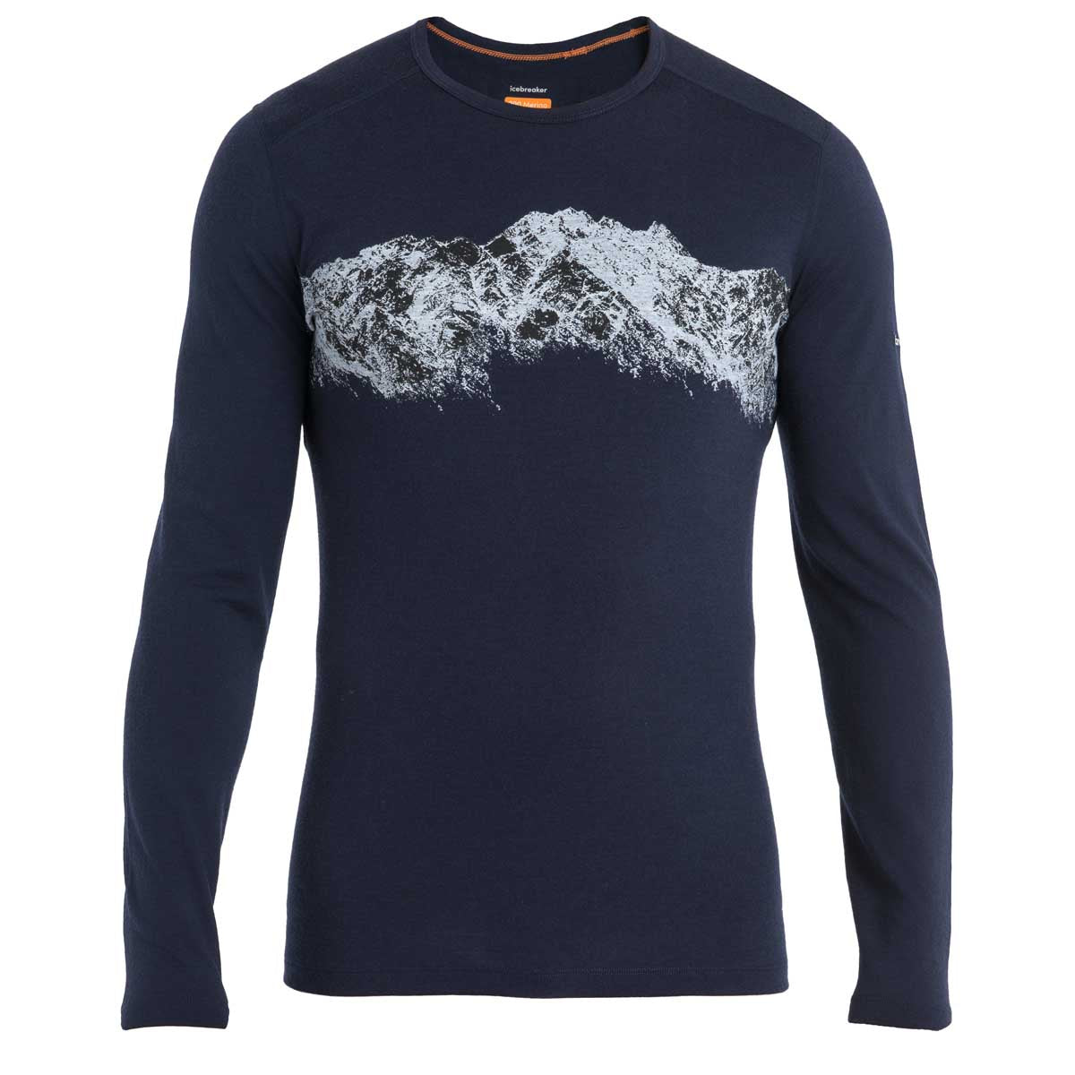 Icebreaker Merino 200 Oasis LS Crewe Remarkables Herren | blau | Größe L