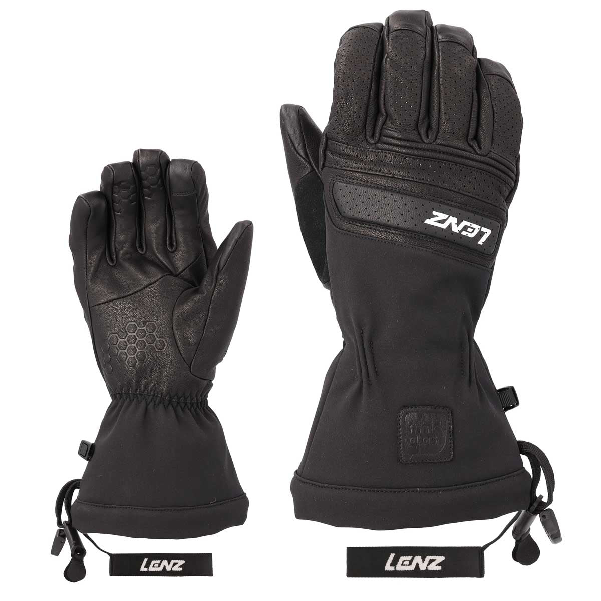 Lenz think about Handschuhe Damen | schwarz | Größe L (9)