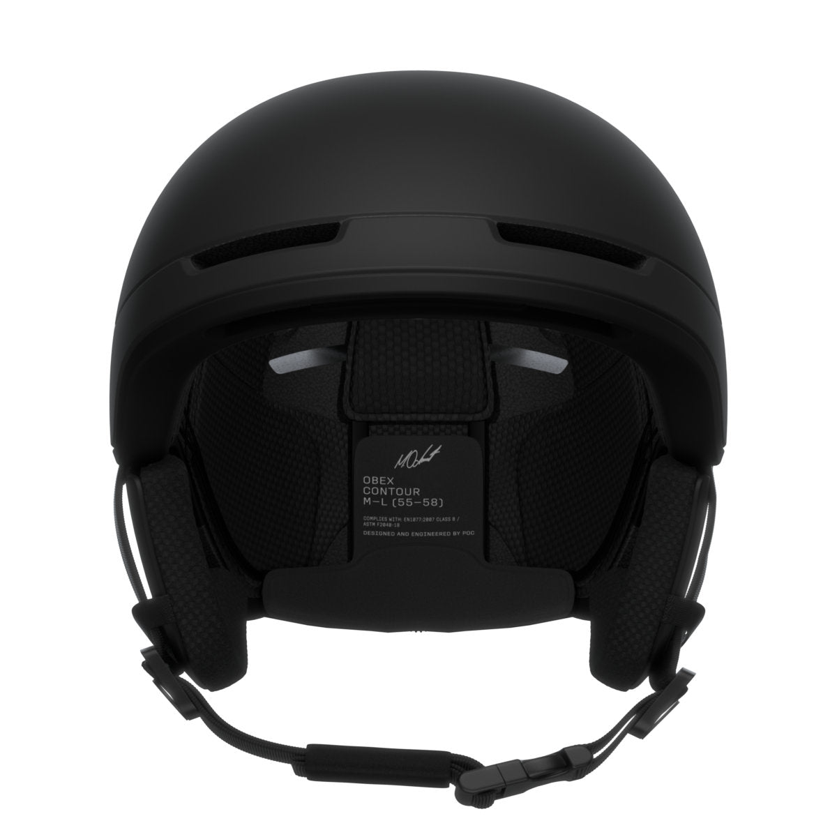 POC Obex Contour Marco Odermatt Ed. Skihelm | schwarz | Größe M / L