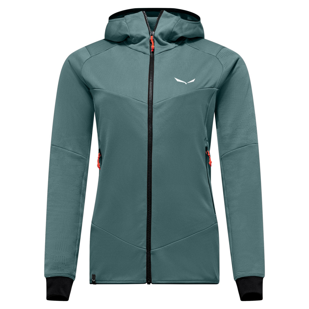 Salewa Sella Crevasse Hooded Jacke Damen | türkis | Größe 36