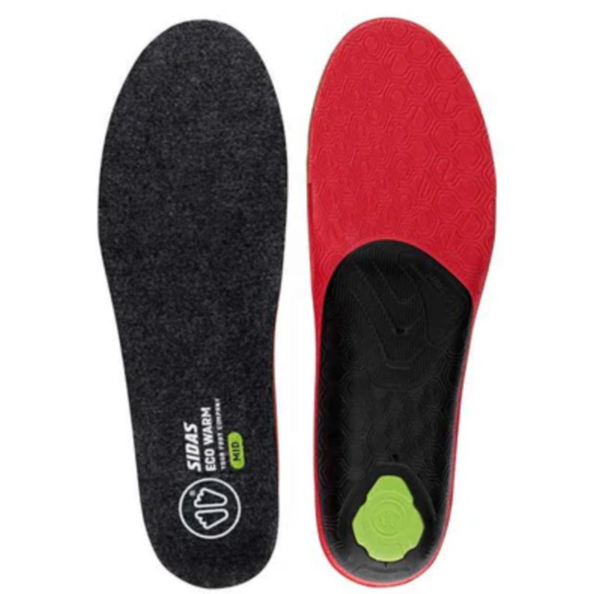 Sidas 3feet Eco Warm Mid Einlegesohle | schwarz | Größe L