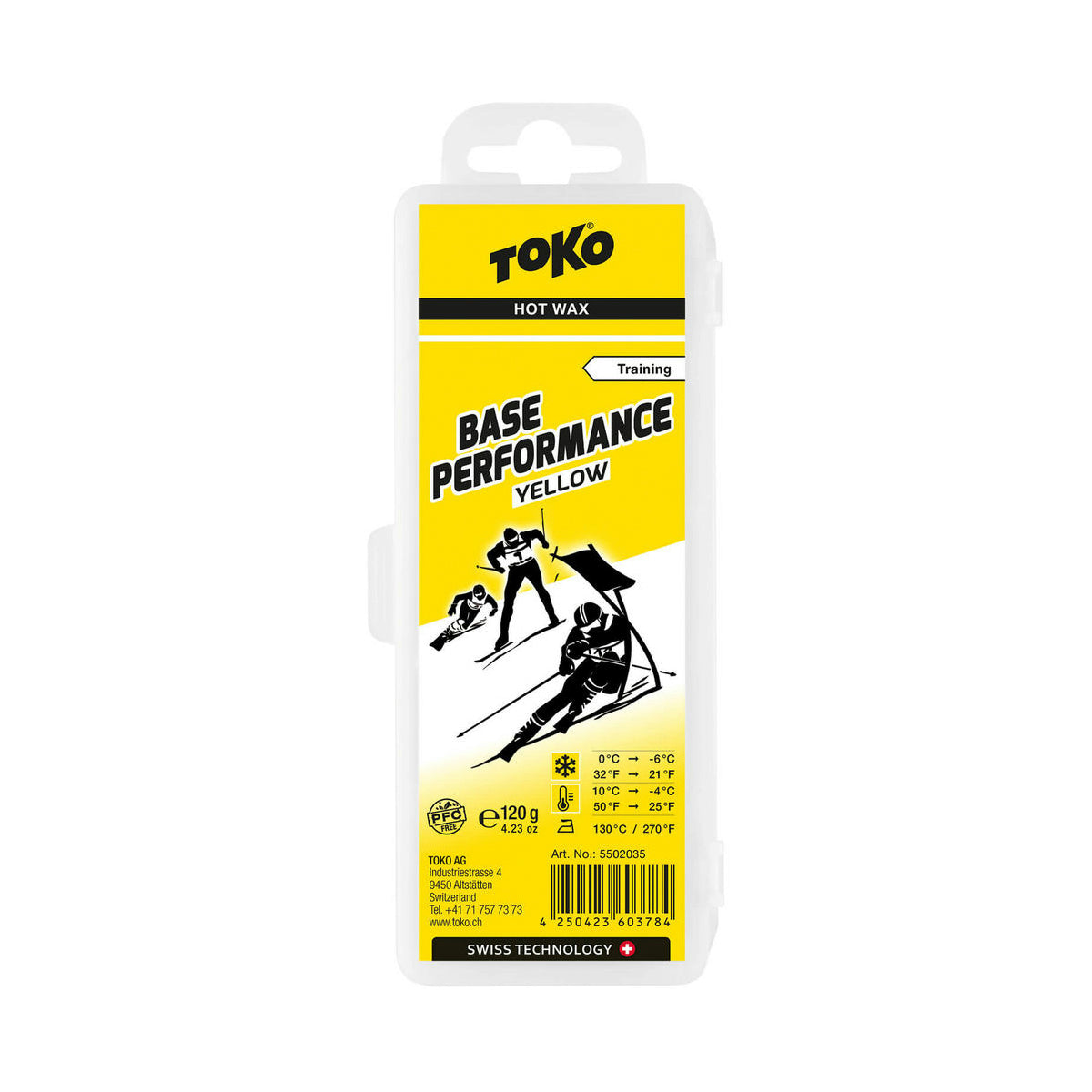 Toko Base Performance Yellow 120g Skiwachs