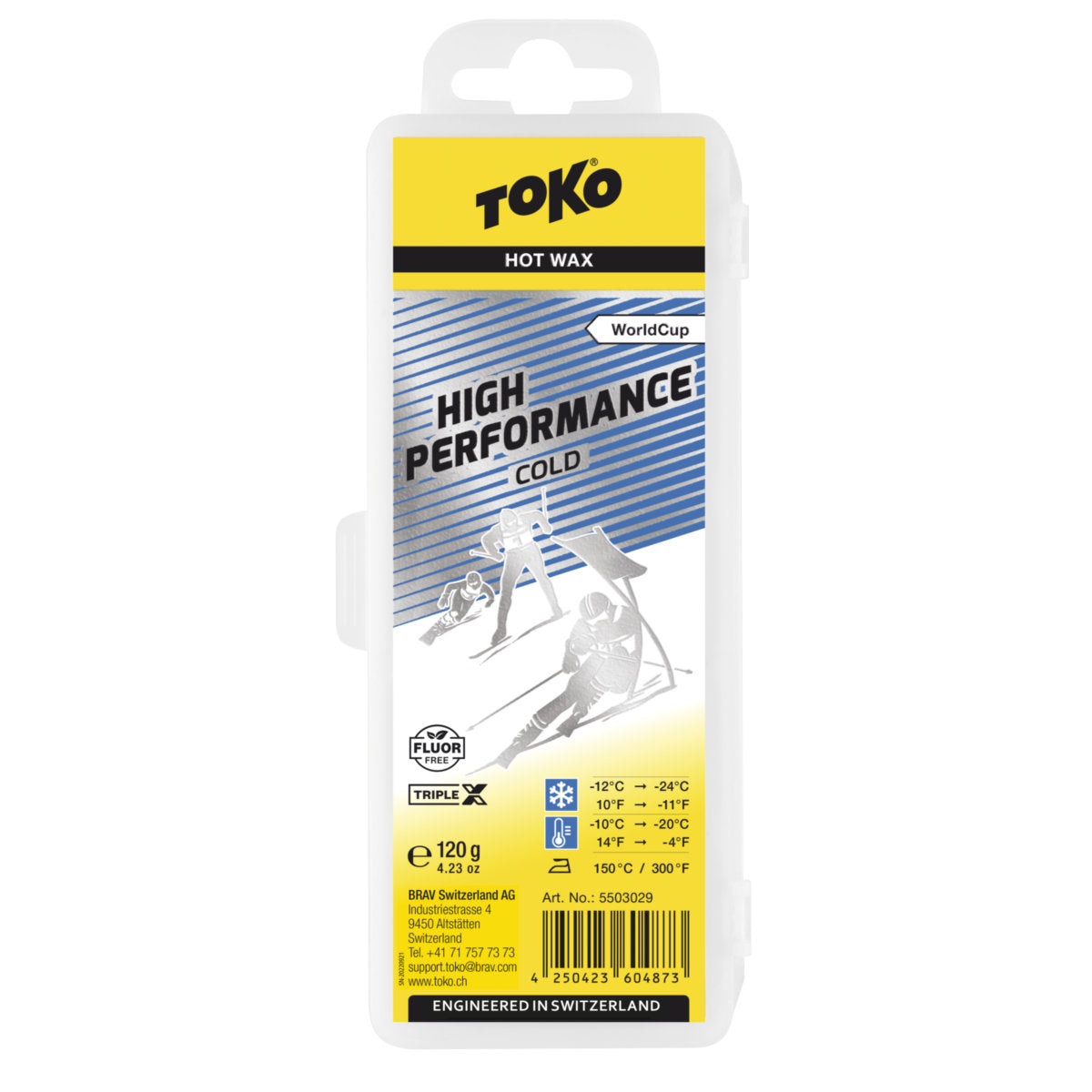 Toko High Performance Cold 120g Skiwachs