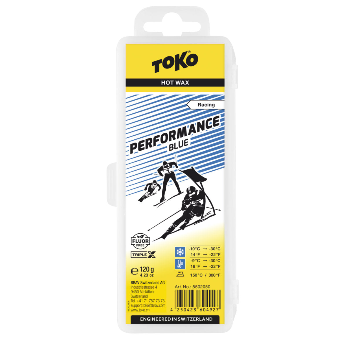 Toko Performance blue 120g Skiwachs