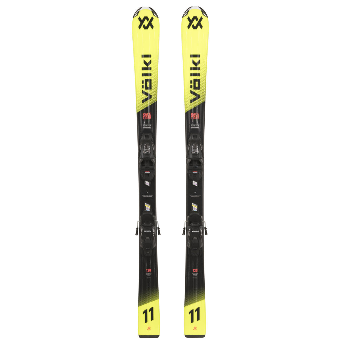 Völkl Racetiger JR + 4.5 VMotion JR (2026/2027) | gelb | Größe 100