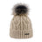 Areco Pudelmütze Damen | beige | Größe STK