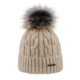 Areco Pudelmütze Damen | beige | Größe STK
