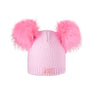 Areco Pudelmütze Kinder | pink | Größe STK