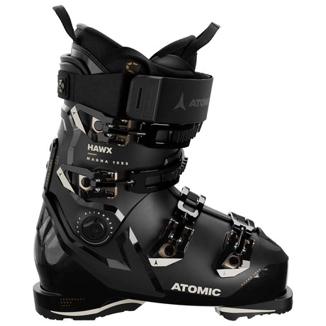 Atomic Hawx Magna 105 S W GW Skischuhe Damen (2024/2025) schwarz-black/stone/gold 23.0/23.5
