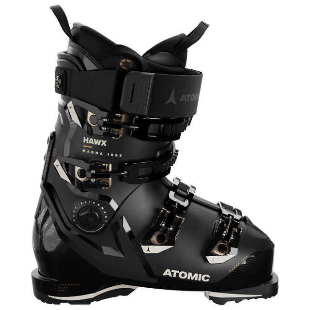 Atomic Hawx Magna 105 S W GW Skischuhe Damen (2024/2025) schwarz-black/stone/gold 23.0/23.5