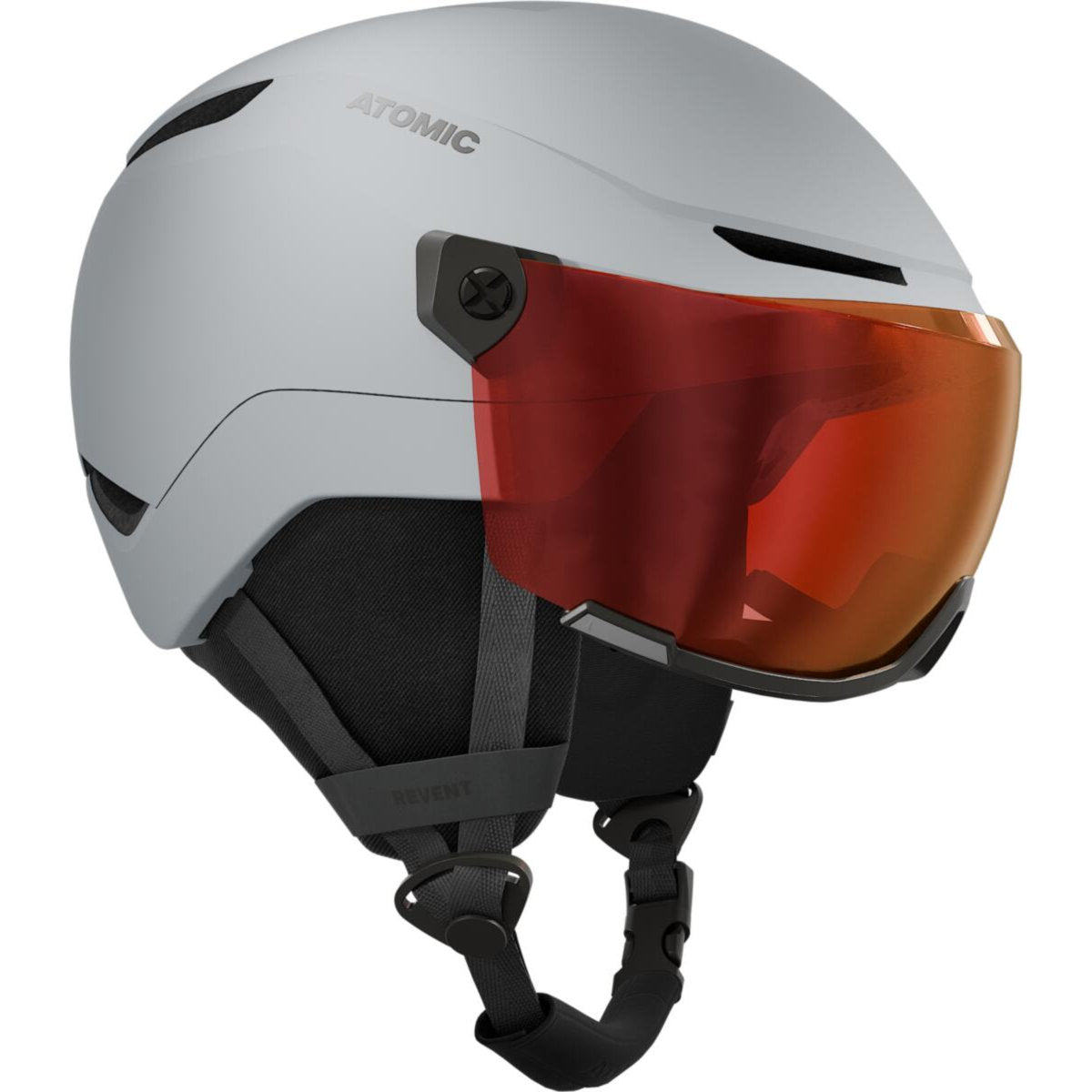 Atomic Revent Visor JR Skihelm | grau | Größe S