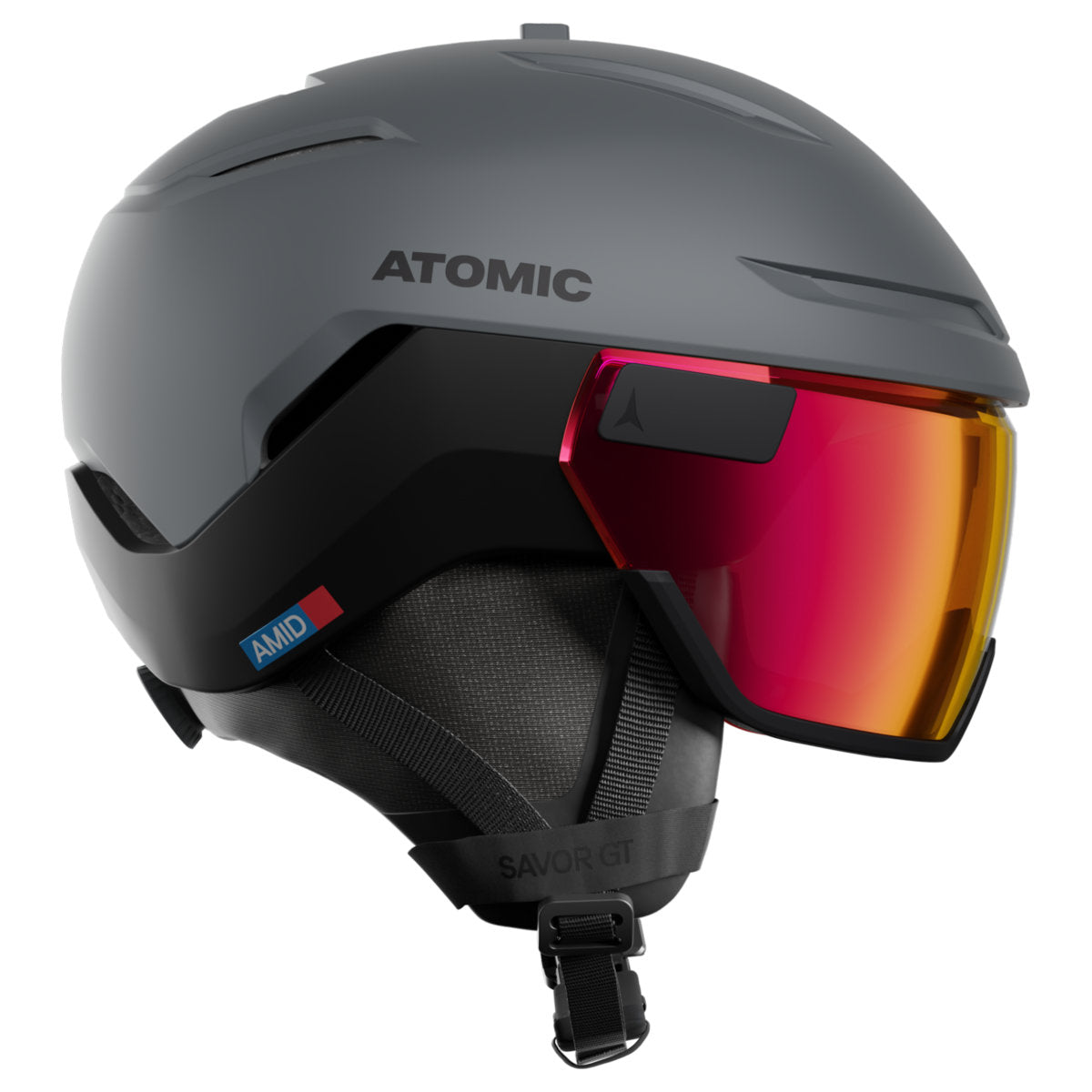 Atomic Savor GT Amid Visor Photo Skihelm | grau | Größe L