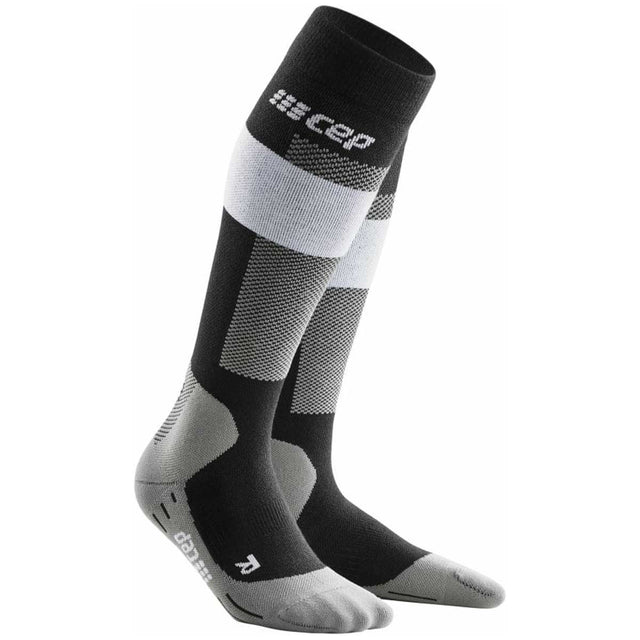 cep Ski Merino Compression Socken Damen | grau | Größe II