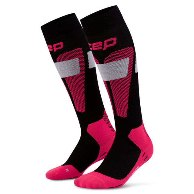 cep Ski Merino Compression Socken Damen | pink | Größe II