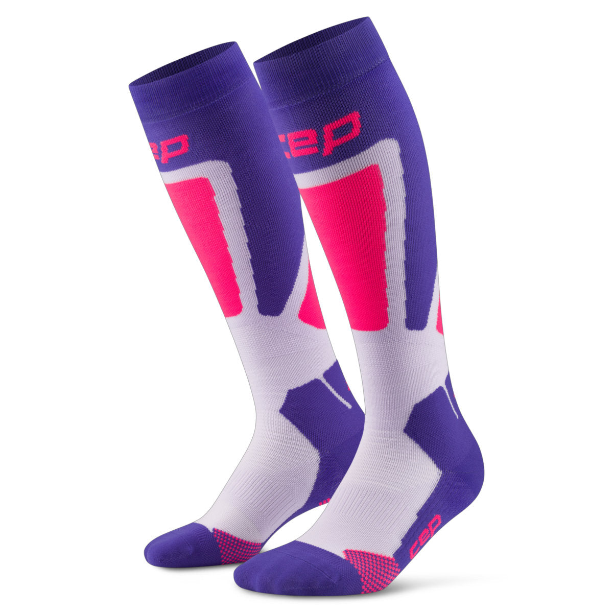 cep Ski Thermo Compression Socken Damen | violett | Größe II