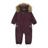 ColorKids Coverall Fake Fur Skianzug Kinder | rot | Größe 80