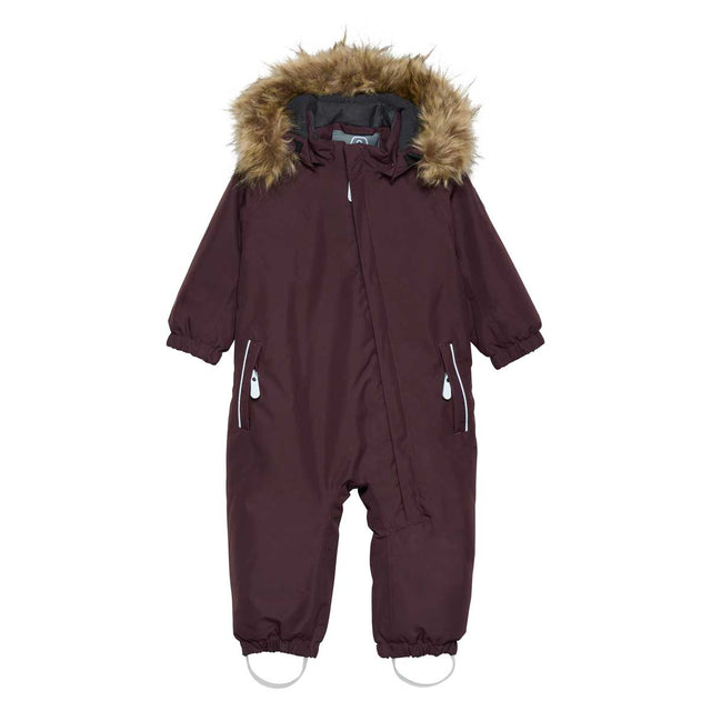 ColorKids Coverall Fake Fur Skianzug Kinder | rot | Größe 80