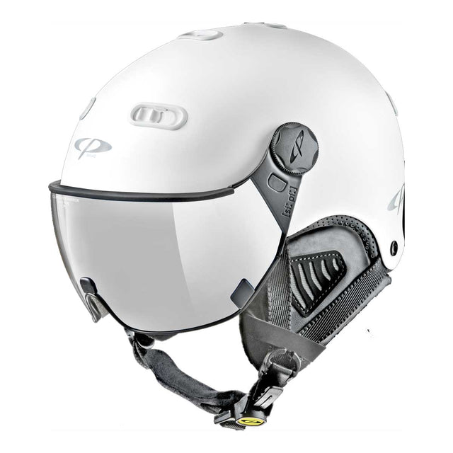 CP Carachillo DL Vario Silver Skihelm | weiss | Größe 53 - 55