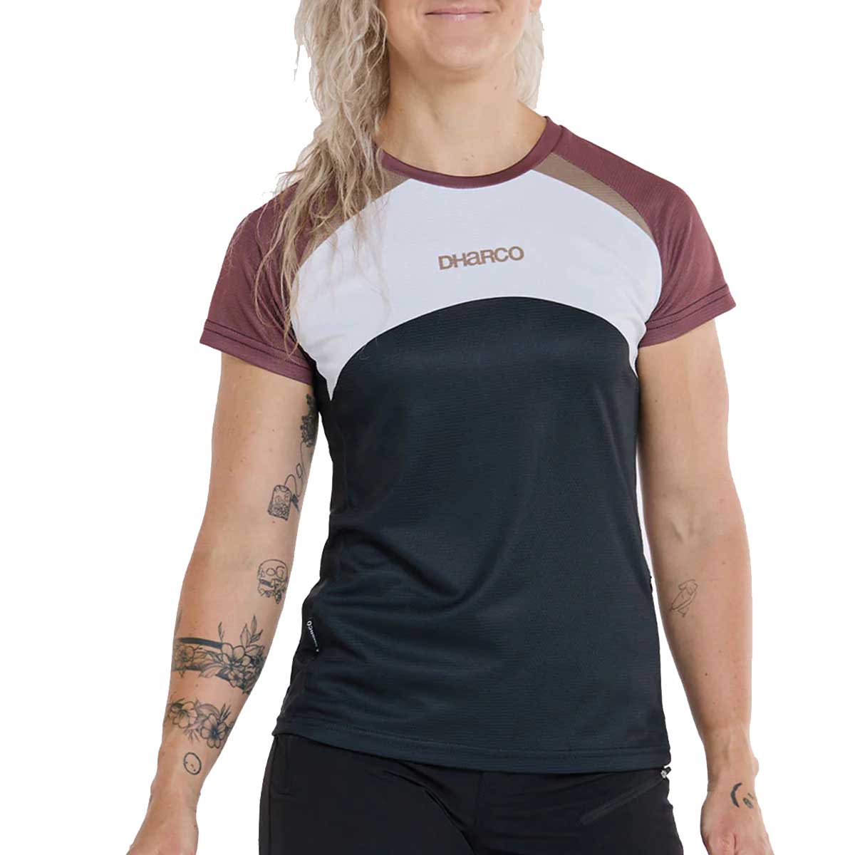 DHaRCO Short Sleeve Jersey Damen | schwarz | Größe L