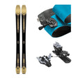 Dynafit Ridge 95 Tourenski + Radical Tourenbindung + Speedskin Ridge 95 Steigfelle (2025/2026) | schwarz | Größe 160