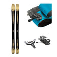 Dynafit Ridge 95 Tourenski + Superlite 150+ Tourenbindung + Speedskin Ride 95 Steigfelle (2025/2026) | schwarz | Größe 160