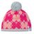 Eisbär Butterfly Pompon Mütze Kinder | pink | Größe STK