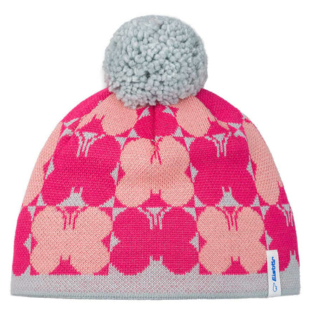 Eisbär Butterfly Pompon Mütze Kinder | pink | Größe STK