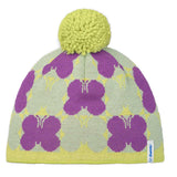 Eisbär Butterfly Pompon Mütze Kinder | violett | Größe STK