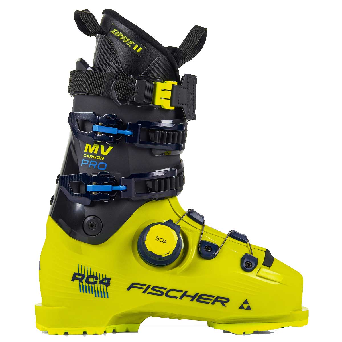 Fischer RC4 Carbon Pro MV BOA Skischuhe Herren (2026/2027) | gelb | Größe 25.5