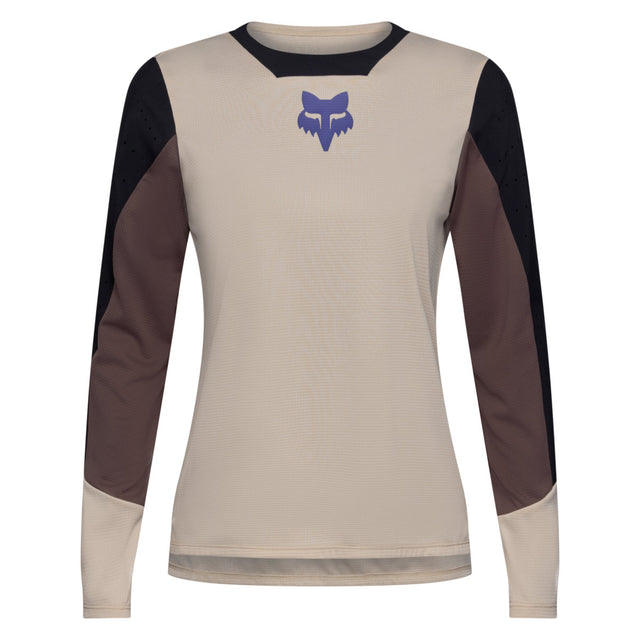 Fox Defend LS Jersey Damen | beige | Größe L