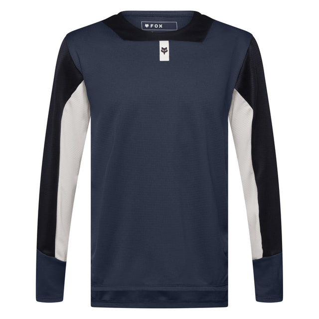 Fox Youth Defend LS Jersey Kinder | blau | Größe L