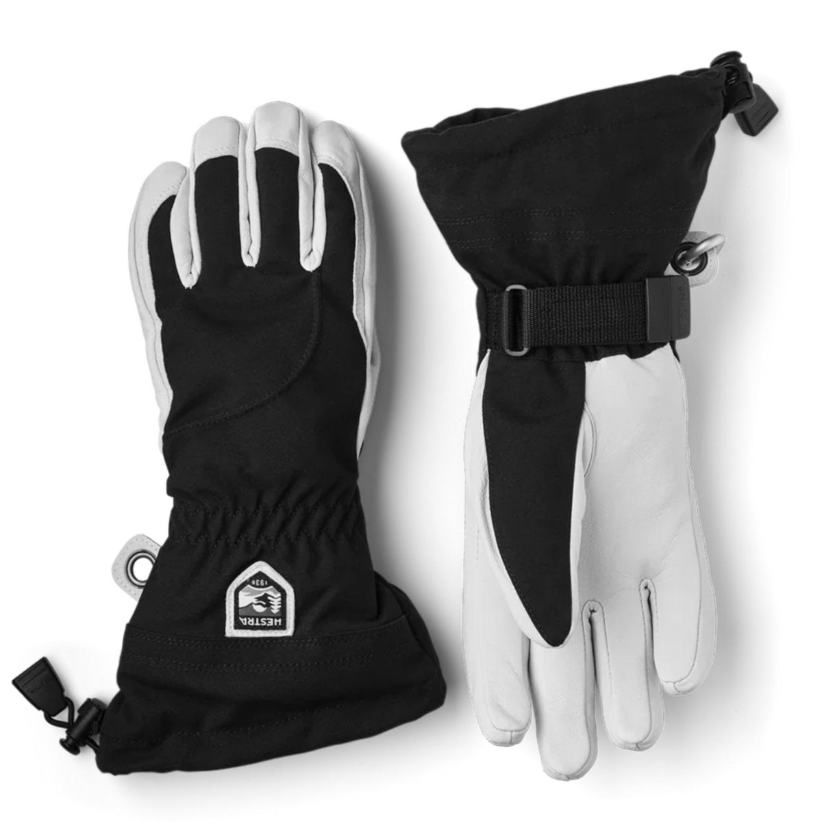 Hestra Heli Ski 5-finger Handschuhe Damen | schwarz | Größe 6