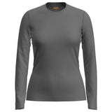 Icebreaker 200 Oasis LS Crewe Damen | grau | Größe L