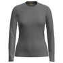 Icebreaker 200 Oasis LS Crewe Damen | grau | Größe L