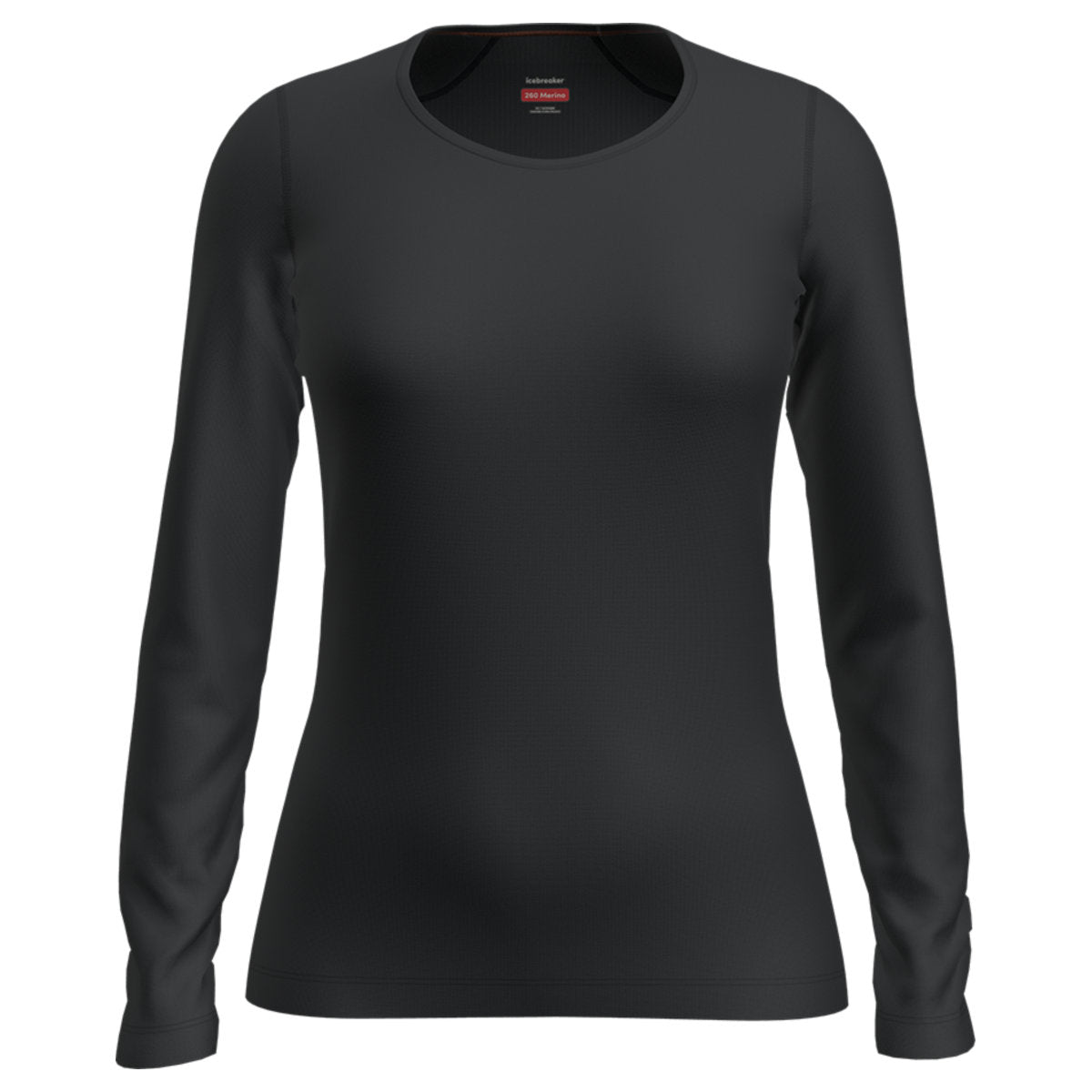 Icebreaker Merino 260 Tech LS Scoop Damen | schwarz | Größe L