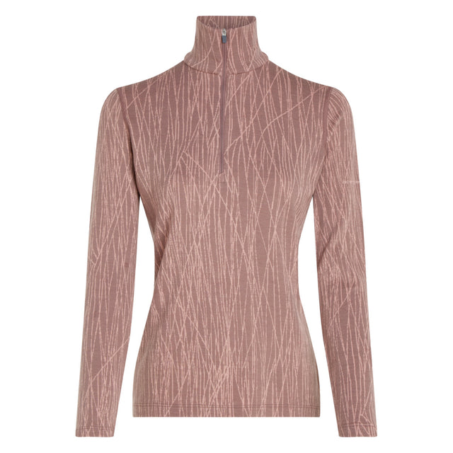 Icebreaker Merino 260 Vertex LS Half Zip Damen | rosa | Größe L