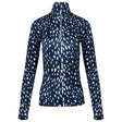 Kjus Kinetic Print Half-Zip Midlayer Damen | blau | Größe L