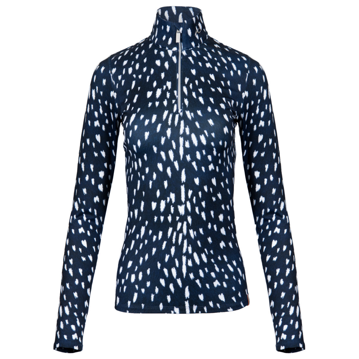 Kjus Kinetic Print Half-Zip Midlayer Damen | blau | Größe L
