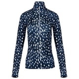 Kjus Kinetic Print Half-Zip Midlayer Damen | blau | Größe L