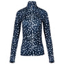 Kjus Kinetic Print Half-Zip Midlayer Damen | blau | Größe L