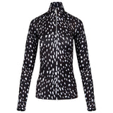 Kjus Kinetic Print Half-Zip Midlayer Damen | blau | Größe L