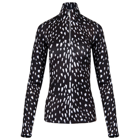 Kjus Kinetic Print Half-Zip Midlayer Damen | blau | Größe L