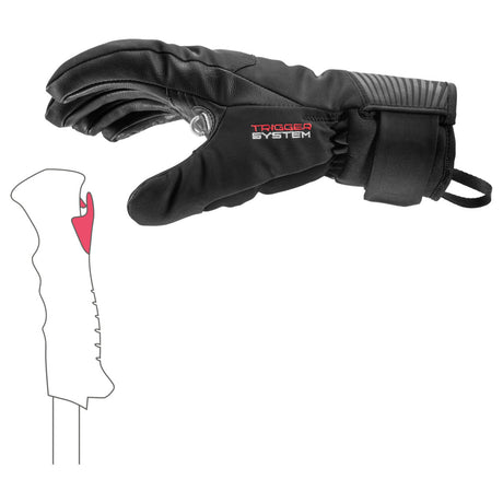 Leki Sparrow 3D Handschuhe Damen | schwarz | Größe 6,5